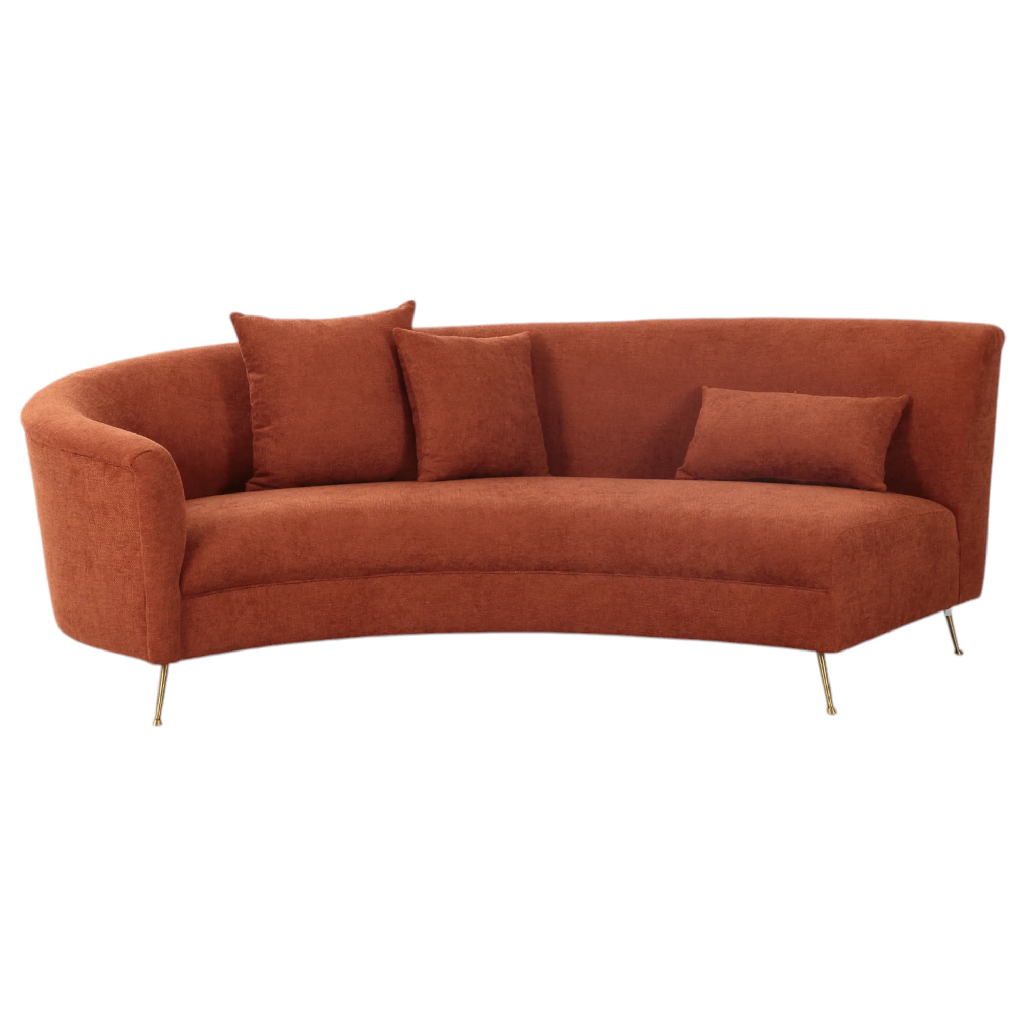 Verde Corner Sofa Rust - Image 16