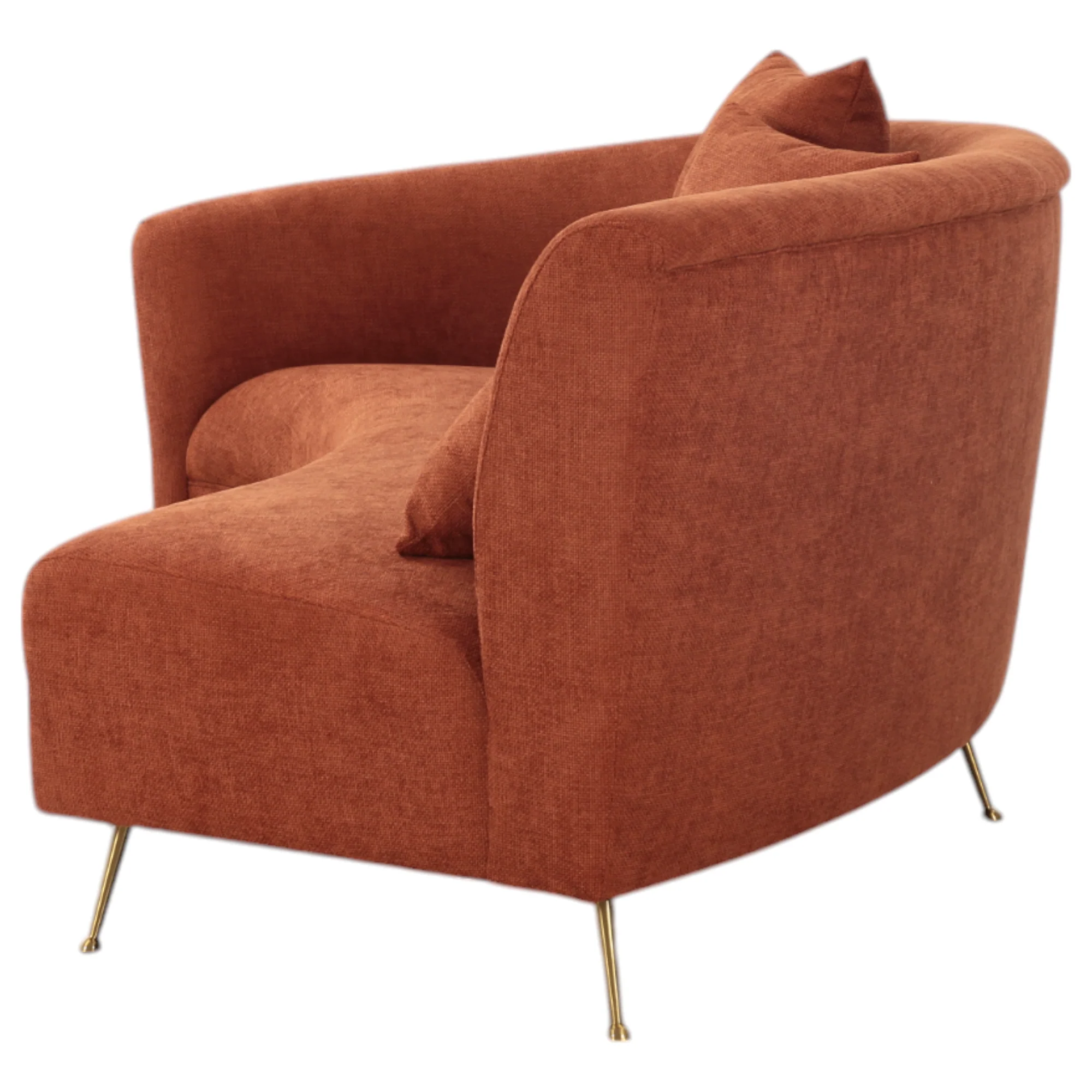 Verde Corner Sofa Rust - Image 18