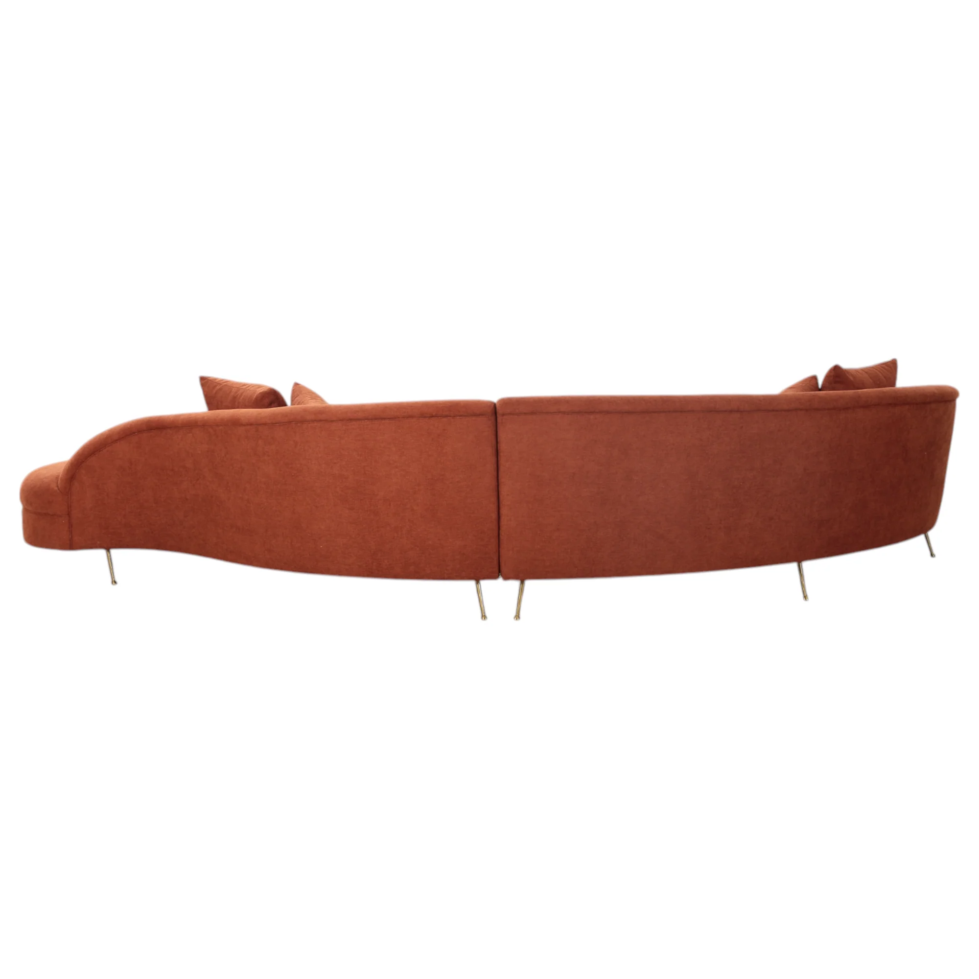 Verde Corner Sofa Rust - Image 8