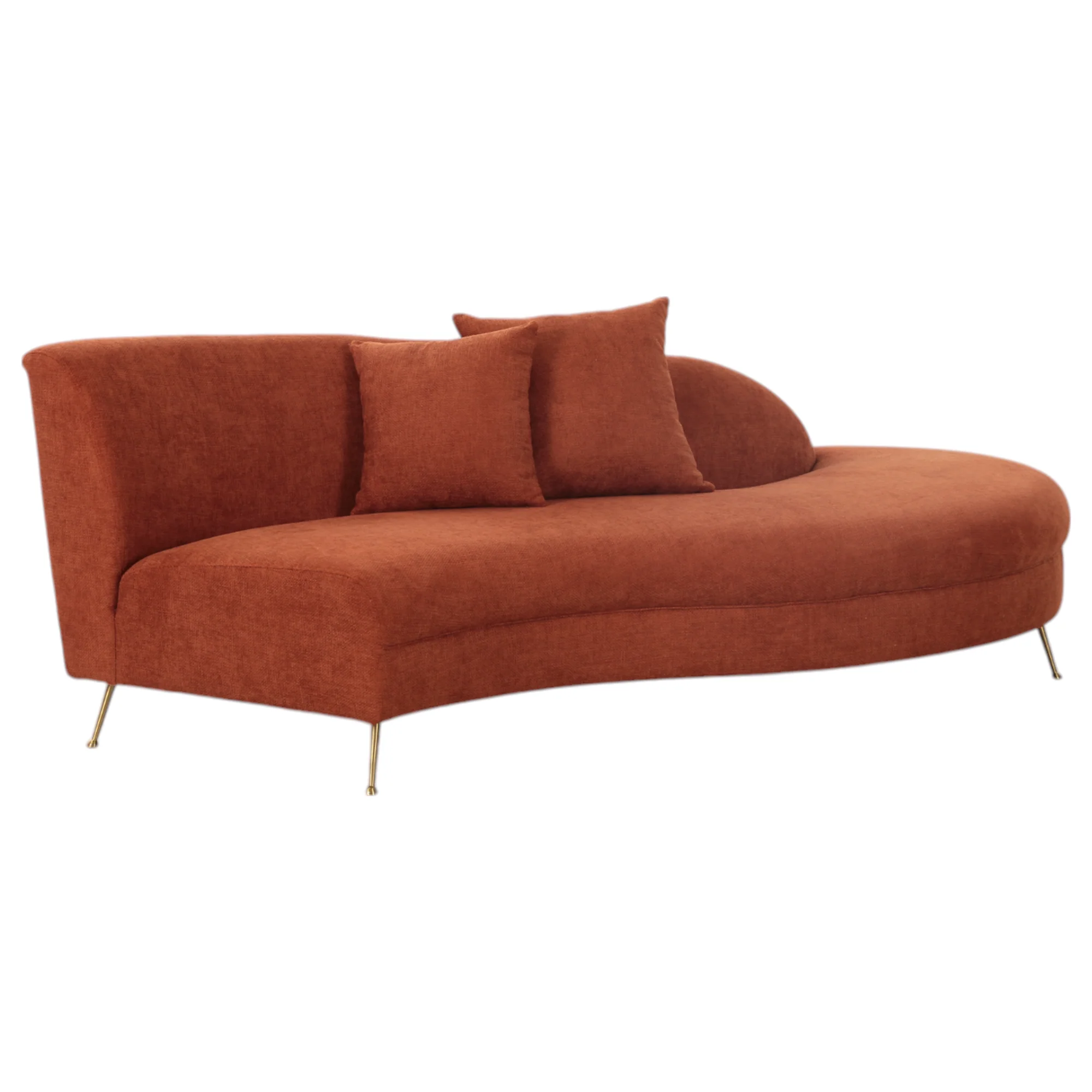Verde Corner Sofa Rust - Image 9