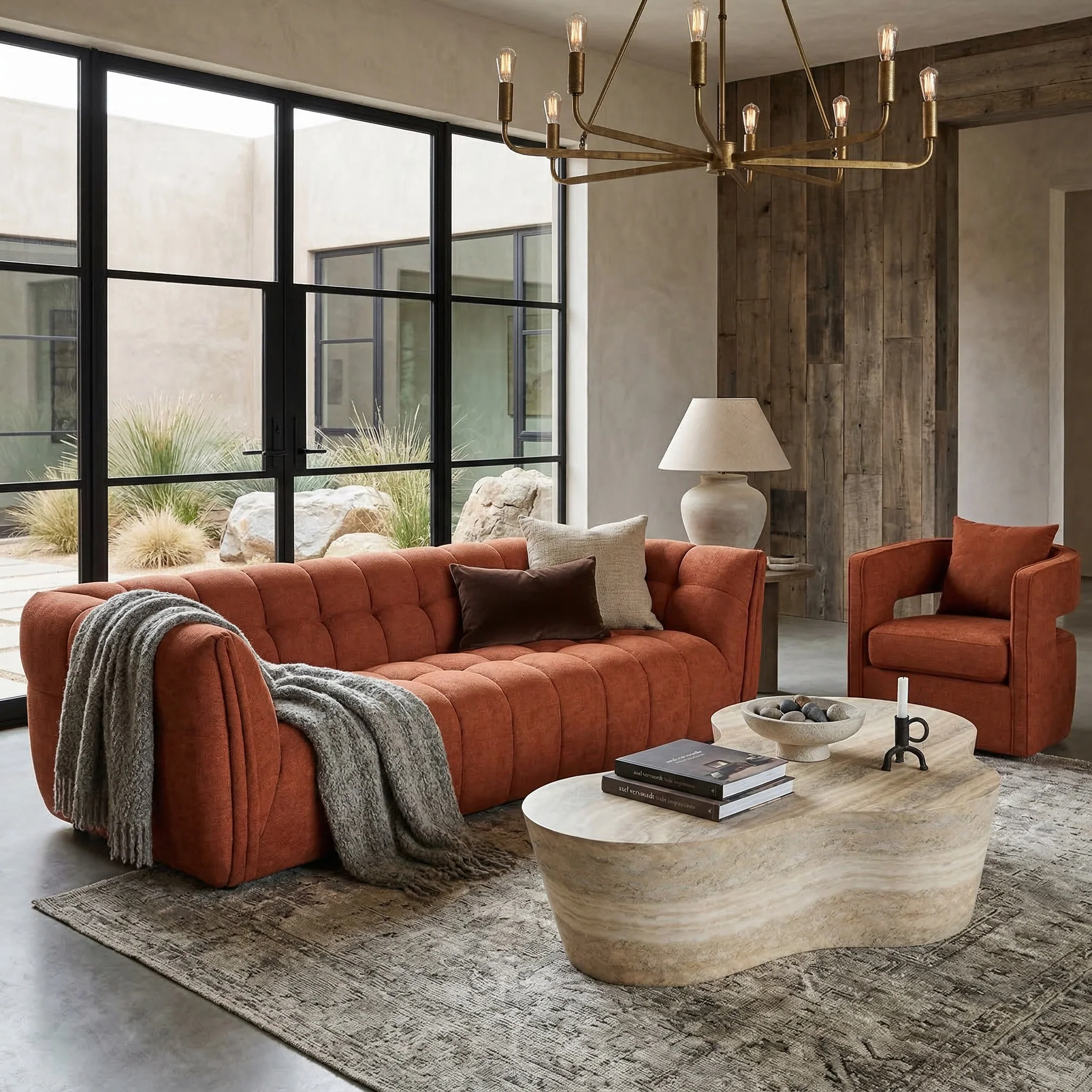 Wayva Coffee Table Travertine Finish - Image 18