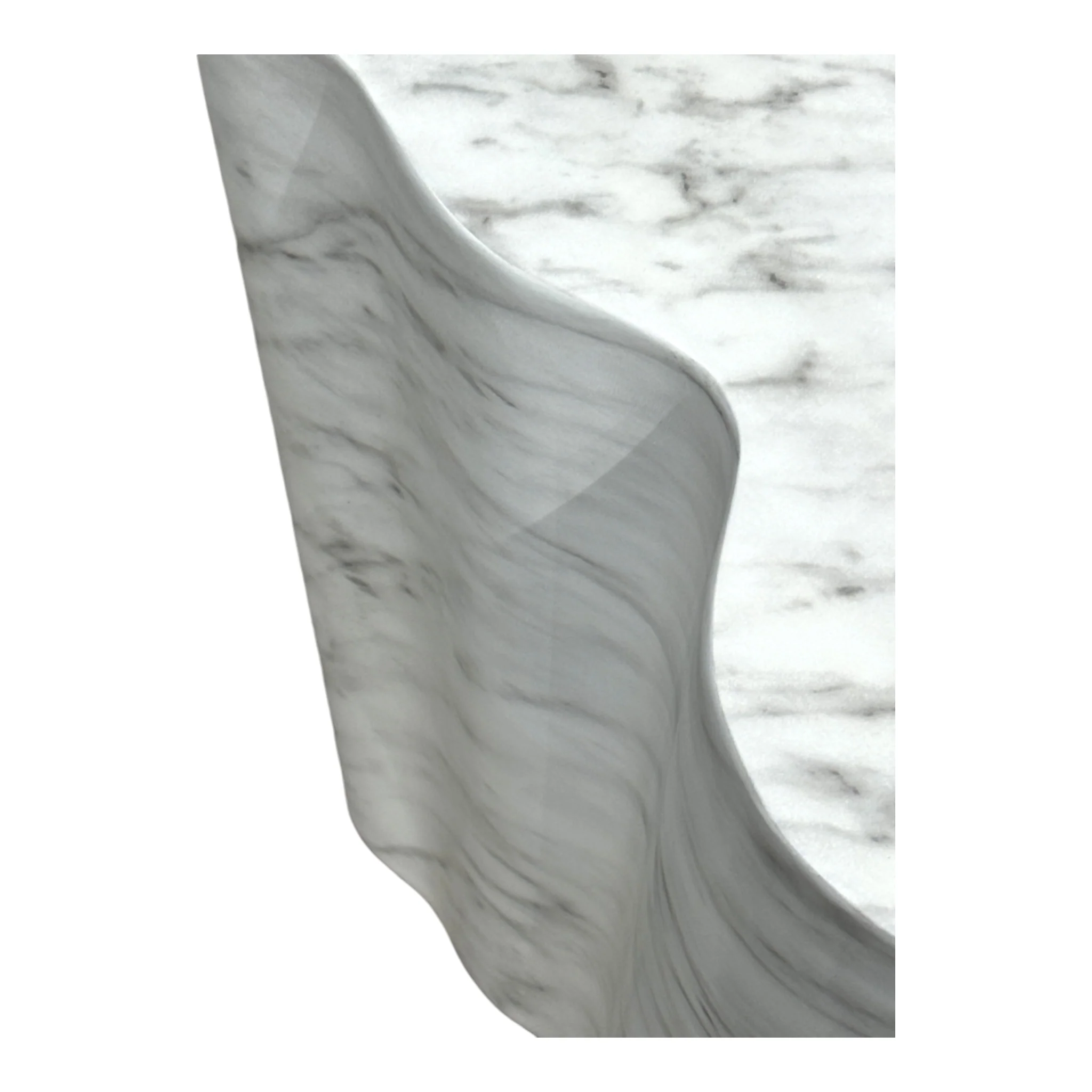 Wayva Side Table Marble Finish - Image 4