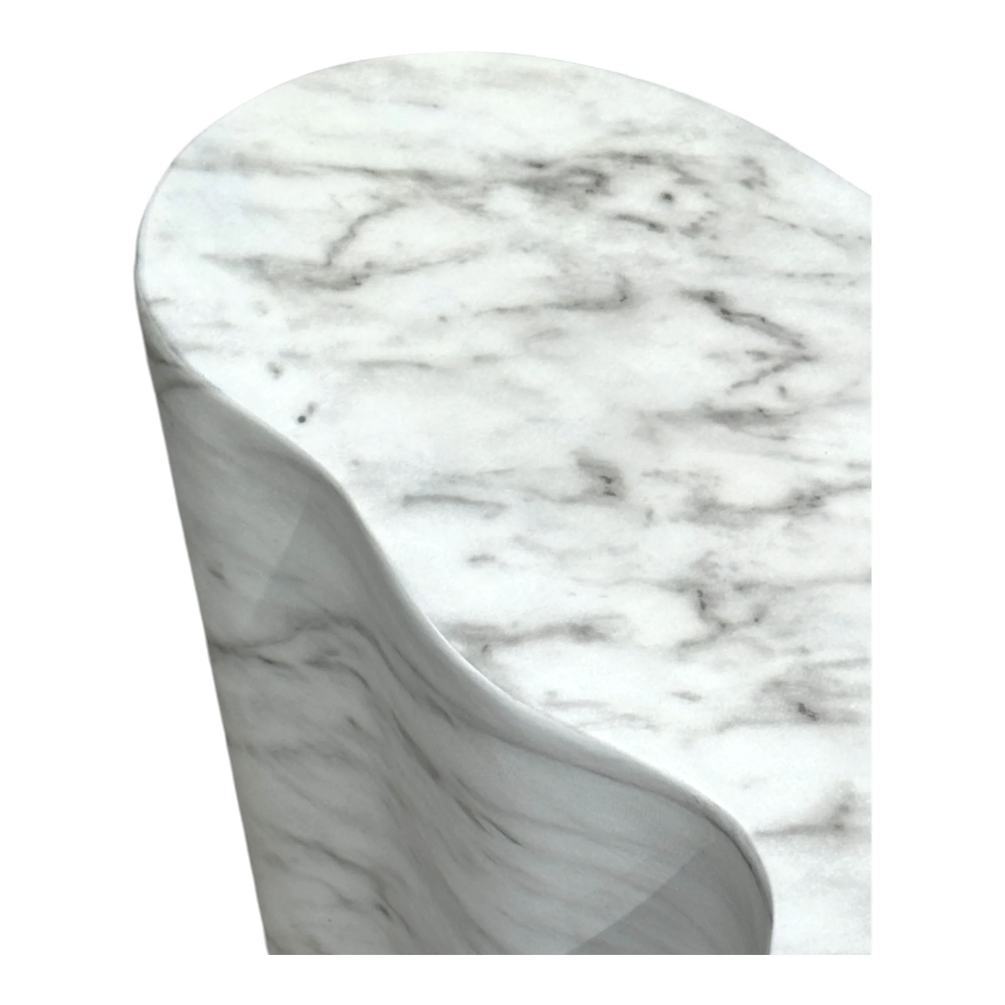 Wayva Side Table Marble Finish - Image 5
