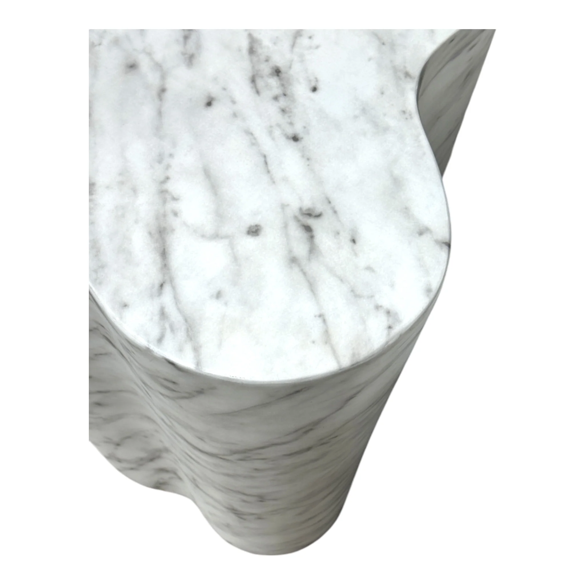 Wayva Side Table Marble Finish - Image 6