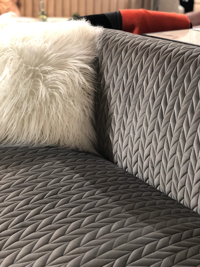 Zeta 3 Seater Sofa Grey - Image 5