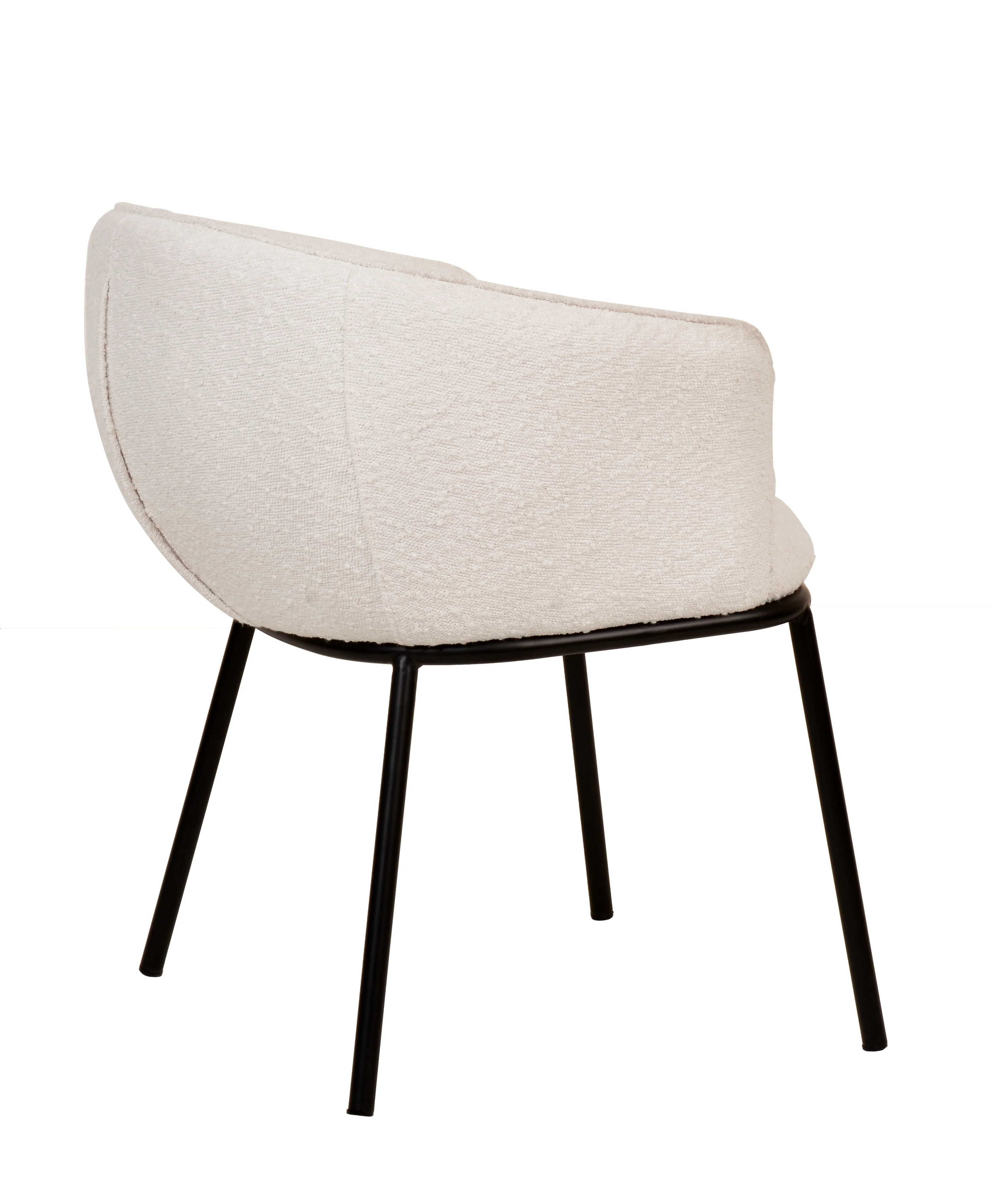 Zimmerman Dining Chair White Boucle - Image 6